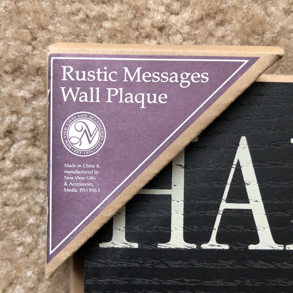 Rustic Message Wall Plaque - Picture 3 of 8
